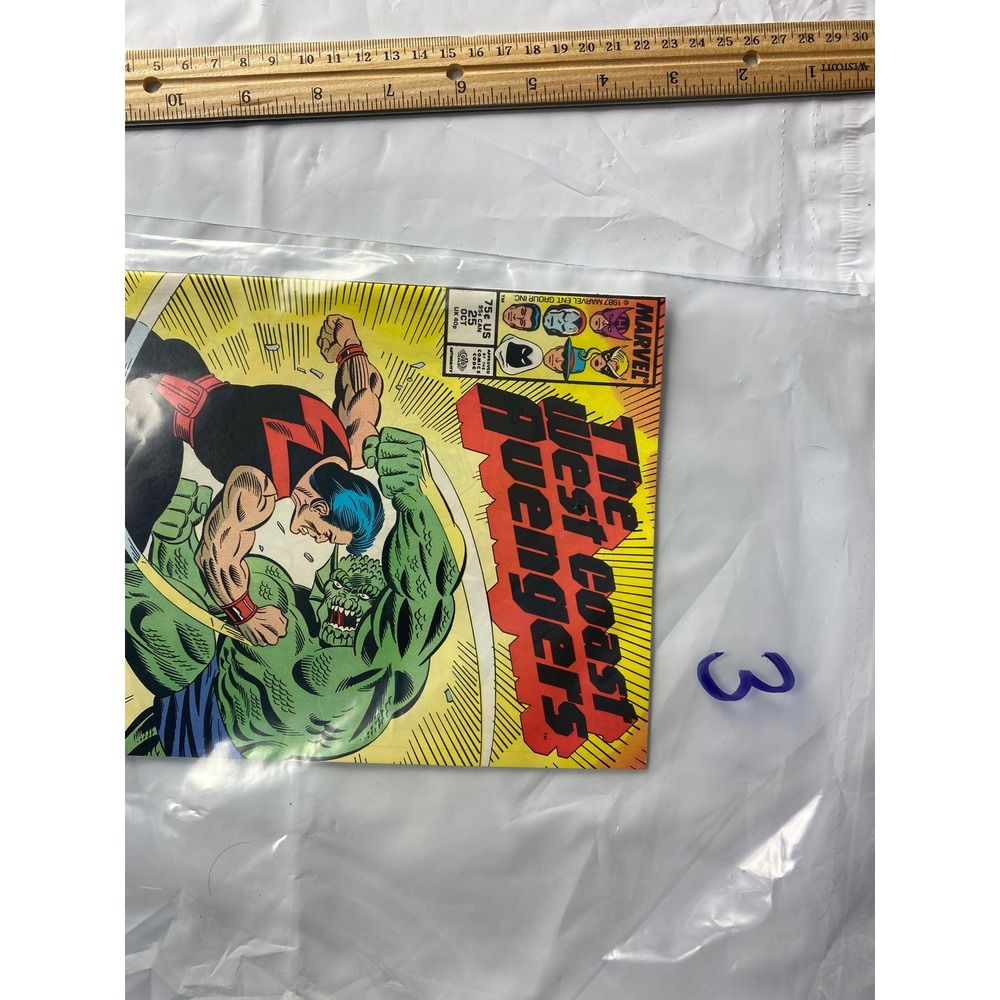 The West‎ Coast Avengers Comic Book 1987 Marvel Comics